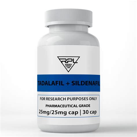 Tadalafil/Sildenafil Combo Research Chem | RPL