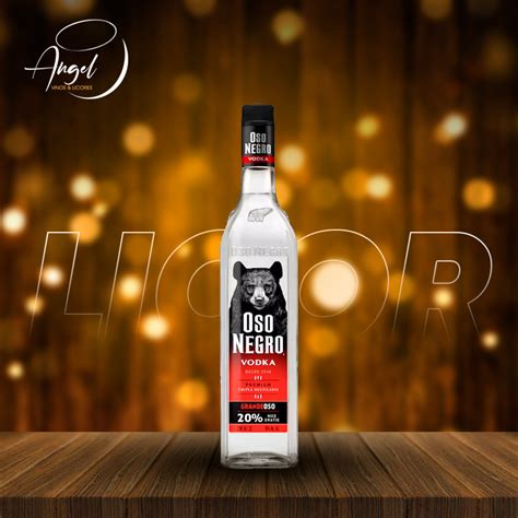 OSO NEGRO VODKA 1000 Ml Vinos Y Licores Angel