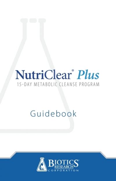 NutriClear Plus Booklet