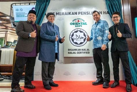 Oriental Kopi Dapat Pengiktirafan Halal Daripada JAKIM