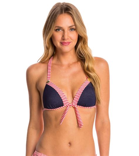 Betsey Johnson Swimwear Carousel Bump Me Up Underwire Triangle Bikini