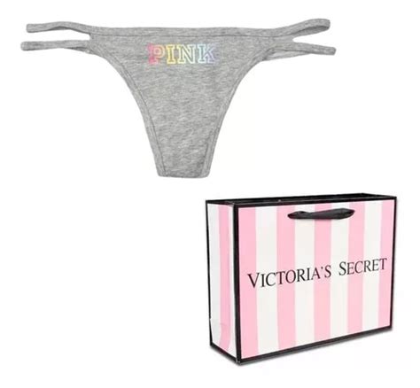 Colaless Gris Logo Pink Bolsa De Regalo Victoria S Secret Cuotas