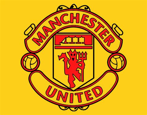 Dibujo De Escudo Del Manchester United Pintado Por En Dibujos Net El