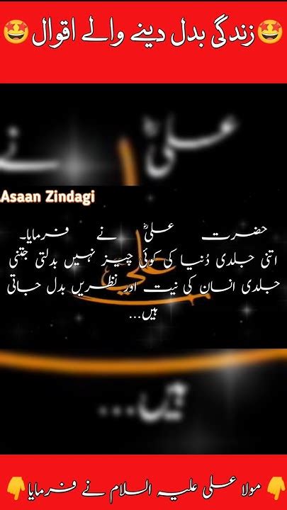 Hazrat Ali Ra Qol In Urdu Hazrat Ali Aqwal Zareen حضرت علی کے