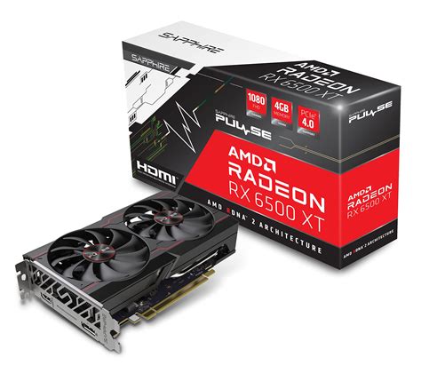 Buy Sapphire Pulse AMD Radeon RX 6500 XT Gaming Graphics Card with 4 GB ...