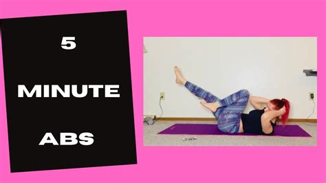 AB WORKOUT AT HOME 5 Minute Ab Workout YouTube