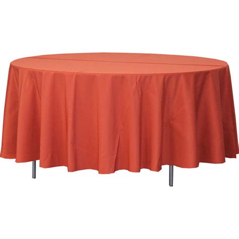 108 Round Polyester Tablecloth Gettent