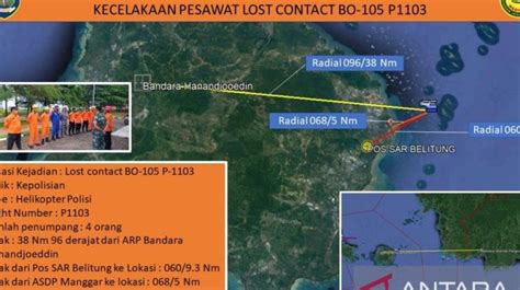 Tim SAR Gabungan Mulai Bergerak Ke Lokasi Yang Diduga Titik Jatuhnya