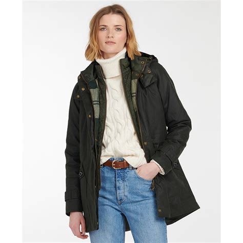 Barbour Parka Huil E Pour Femme En Wax Cannich