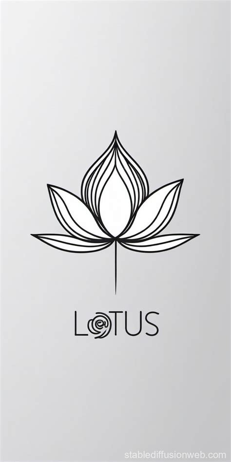 Lotus Flower Tooth Logo | Stable Diffusion Online