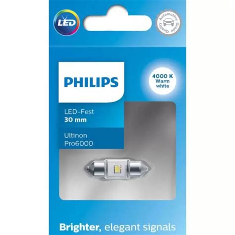 Philips Ultinon Pro Warm White K Led Mm Single Car Bulb