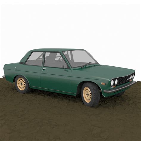 Datsun 510 Coupe Custom 3D Model TurboSquid 1627048