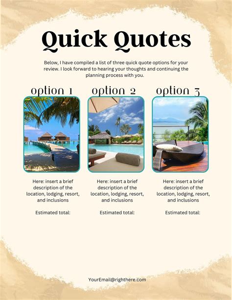 Travel Quote Template Etsy