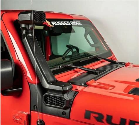 Rugged Ridge AMFIB LOW HIGH MOUNT SNORKEL SYSTEM 18 20 Jeep Wrangler