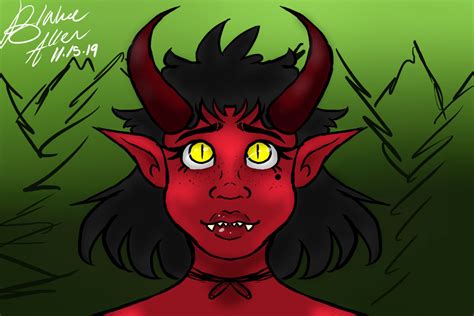 Demon Girl By Butchers Daughter On Deviantart