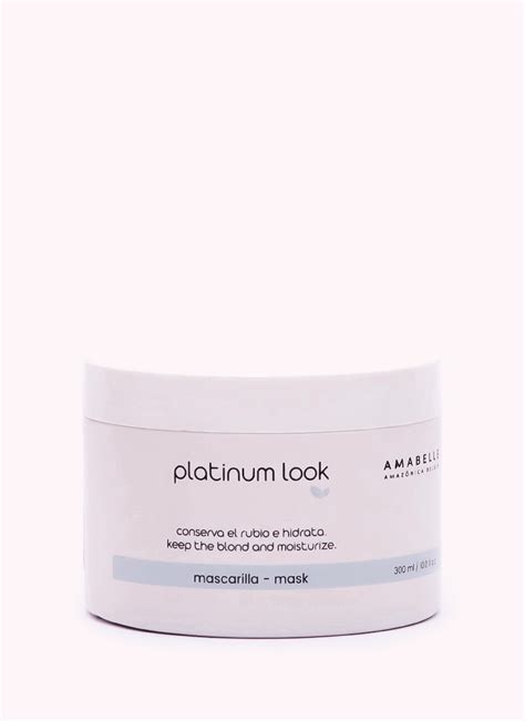 Mascarilla platinum look amazónica Liso Saludable