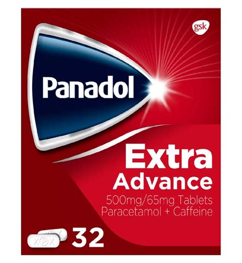 Panadol Extra Advance 500mg65mg 32 Tablets Pillsorted