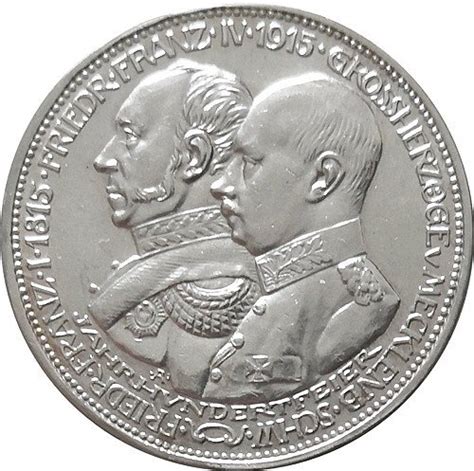 Germany Empire Friedrich Franz IV 1897 1918 3 Mark Catawiki