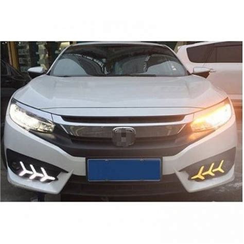 Honda Civic Fc5 2017 2019 Makyajsız Led Gündüz Sis Farı Takımı