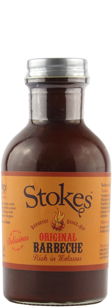 Stokes Sauces Original Barbecue Sauce And Dip 250 Ml England Großbritannien Wein Direktimport