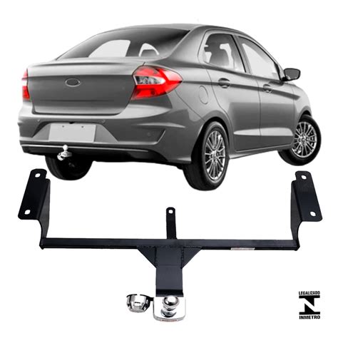 Engate Reboque Fixo Ford Ka Sedan 2014 A 2021 Cap Carga 450kg Aco