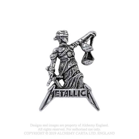 Metallica Justice For All Pin S Fuzz Bayonne