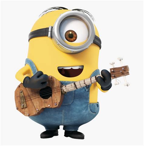 Minion With Guitar Png Minions Stuart Png Transparent Png | The Best Porn Website