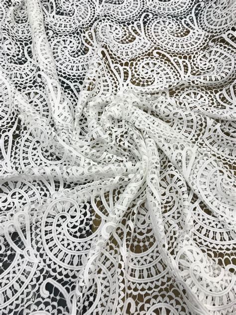 Guipure Lace Fabric Wide