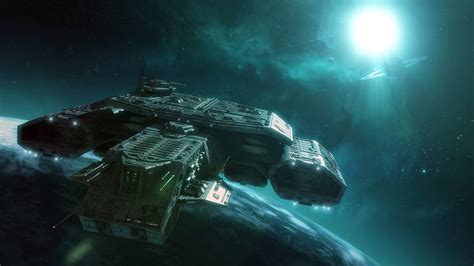 Spaceship Stargate Daedalus Class Space Wallpapers Hd Desktop And