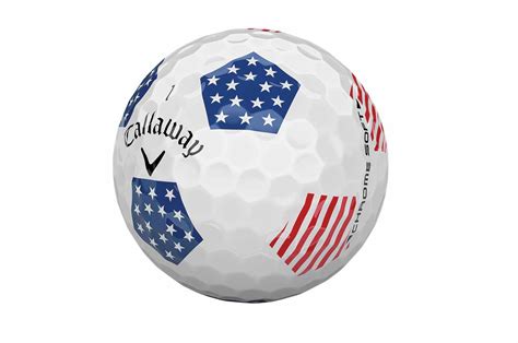 Callaway Chrome Soft Truvis Stars and Stripes golf ball