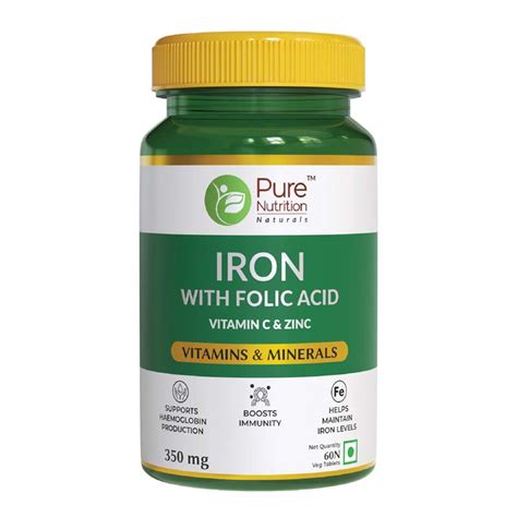 Pure Nutrition Iron Tabs NUTRABAY