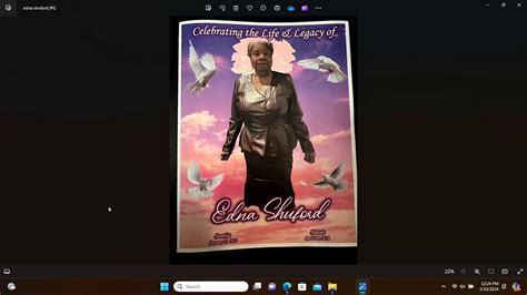 Homegoing Services Edna Shuford Youtube