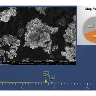 Sem Edx Images Of A Zinc Oxide Nanoparticles Znonps And B