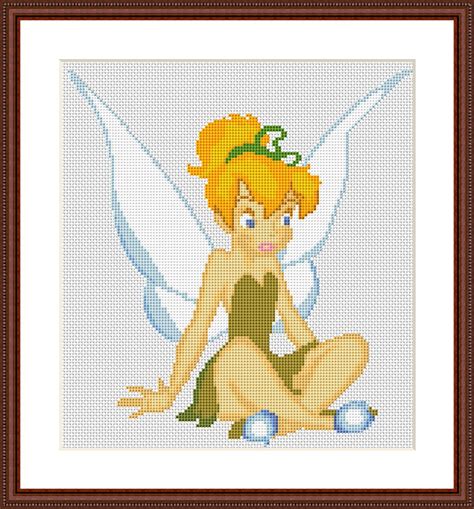 TINKER BELL Cross Stitch Pattern PDF Embroidery Cute Nursery Etsy