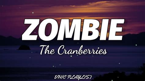 The Cranberries Zombie Lyrics🎶 Youtube