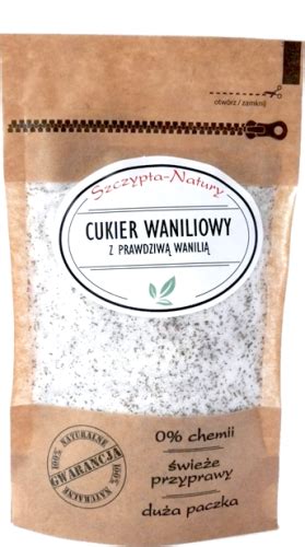 Cukier Waniliowy Z Prawdziwą Wanilią 70g Szczypta Naturypl