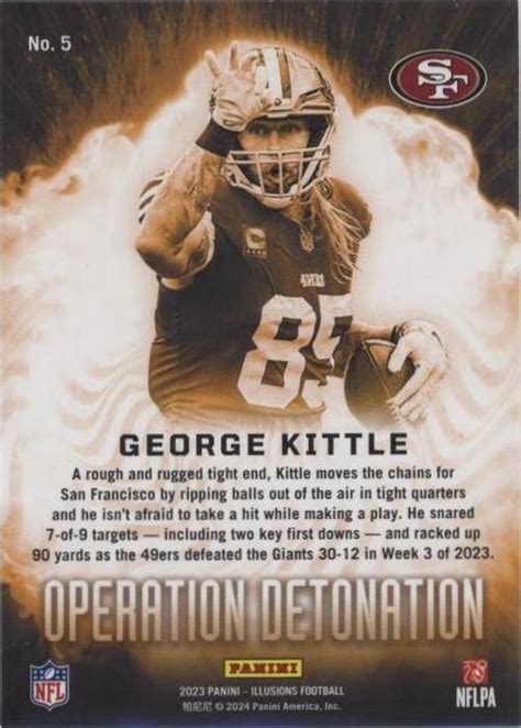 2023 Panini Illusions George Kittle 5 For Sale EBay