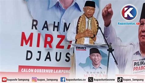 Kupas Tuntas Deklarasi 54 Organ Relawan Dukung Rahmat Mirzani Djausal