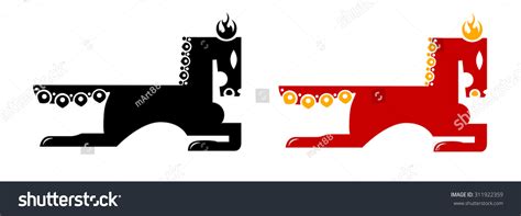 Mongolian Horse Art Stock Vector (Royalty Free) 311922359 | Shutterstock