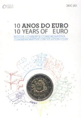 Carteira Bnc Moeda De Euro De Anos Do Euro Espadim