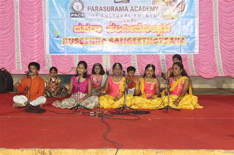 CARNATIC MUSIC (VOCAL) - PARASURAMA ACADEMY OF CULTURAL EVENTS (PACE)