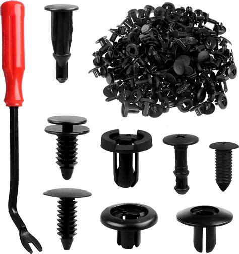 Car Retainer Clips Hoiny 210 Pcs Universal Auto Plastic Car Trim Clips Kit With 1 Pcs Fastener