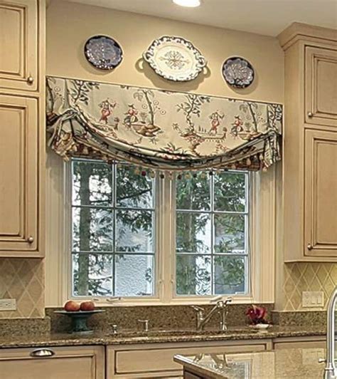 Valances Over Kitchen Sinks - Custom Window Treatments Inspiration