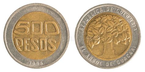 500 Colombian Pesos Coin Stock Photo Image 37552750