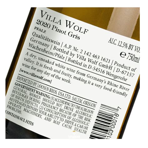 Villa Wolf Pinot Gris Grauburgunder Vindom