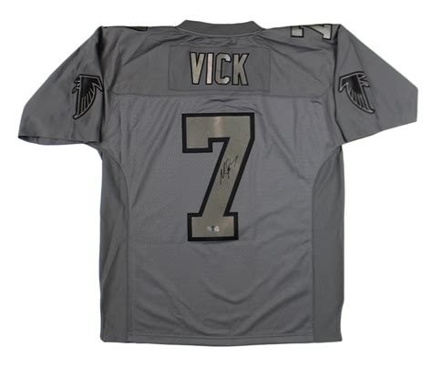 Michael Vick Signed Atlanta Falcons Nike Charcoal Jersey Radtke Sports