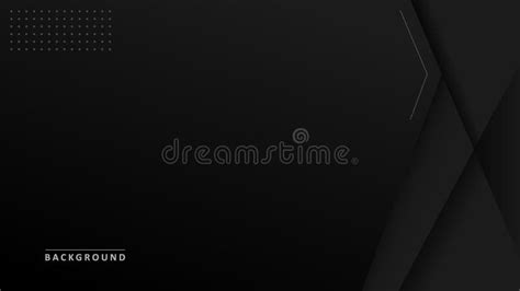 Black Abstract Background with Geometric Shapes. Vector Background Design Template Stock ...