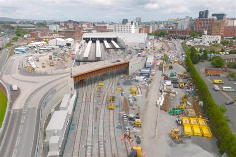 Translink Release Aerial Drone Footage Of Work At Belfasts New Grand