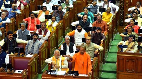 Lucknow Up Chief Minister Yogi Adityanath Speaks During The Budget