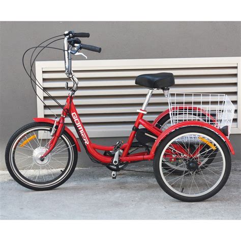 Gomier Electric Cargo Trike Red - Cargocycles